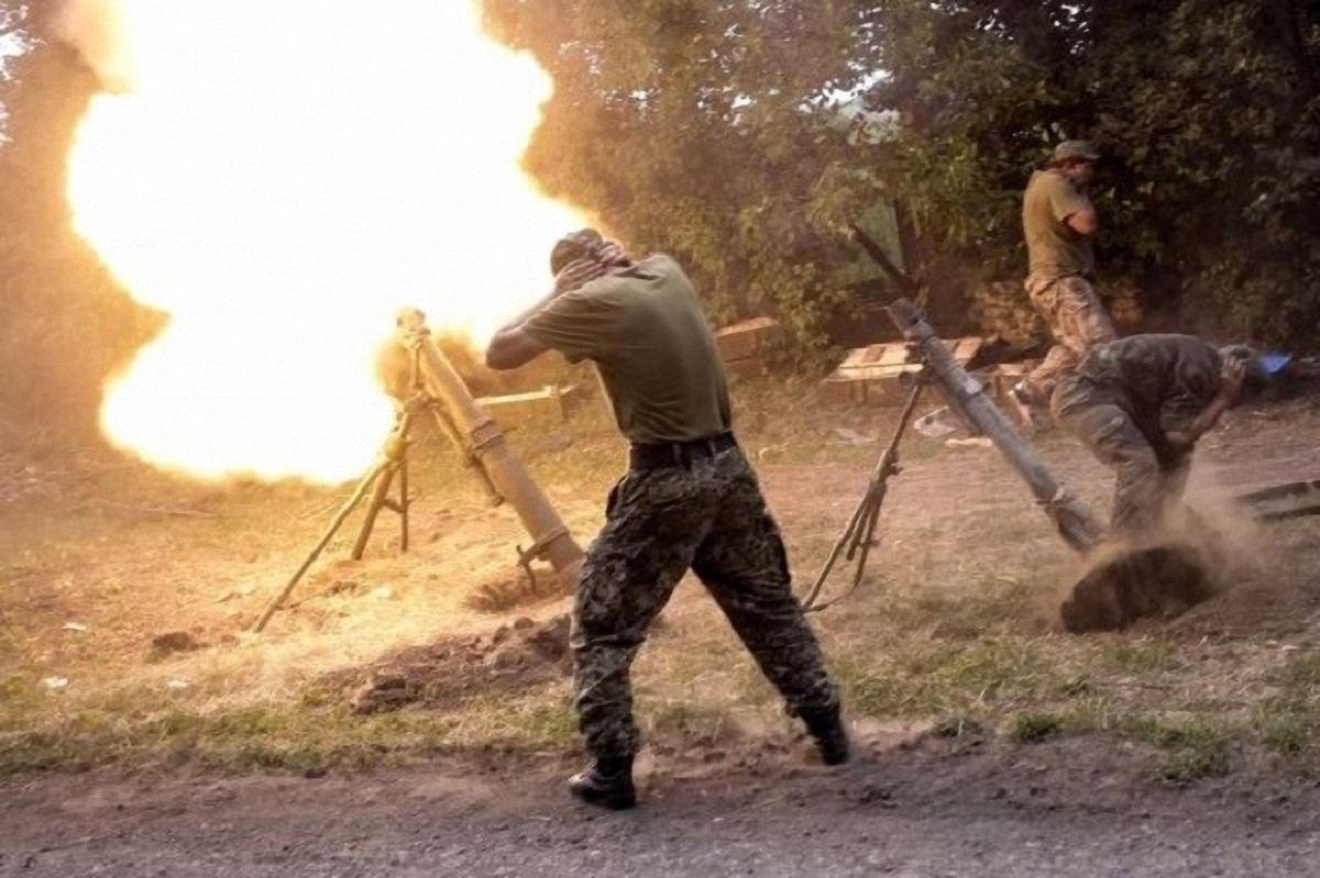 Боевики в АТО обстреливают украинских бойцов из всего, что есть