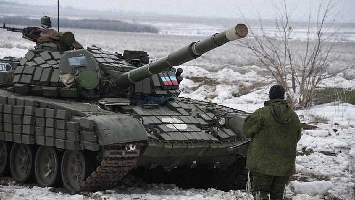 Боевики, обстреливая позиции ВСУ, пустили в ход танки