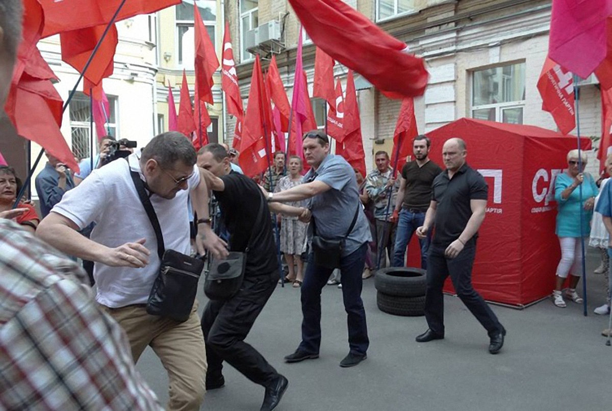 Радикально: В сети появилось видео драки Мосийчука и Каплина