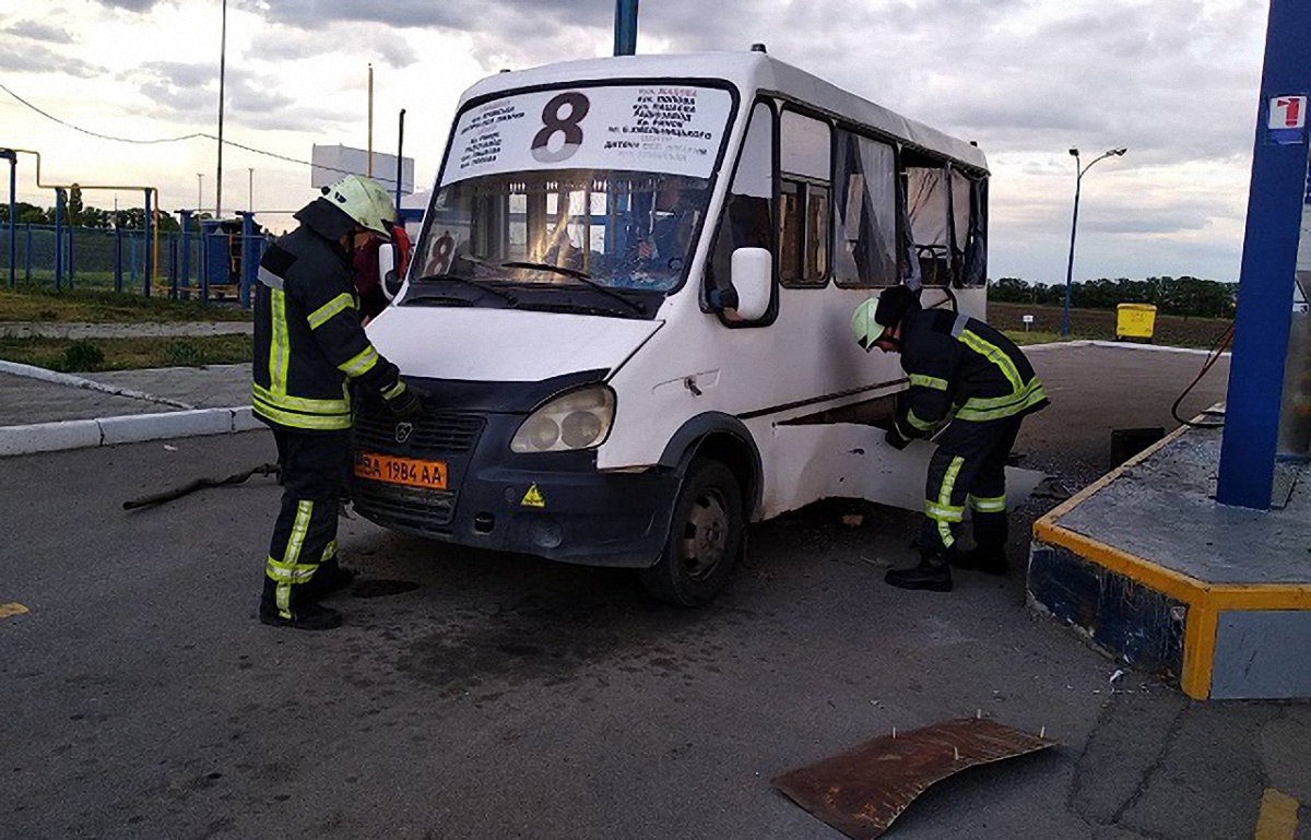 В Кропивницком во время заправки взорвался газовый баллон, есть пострадавшие