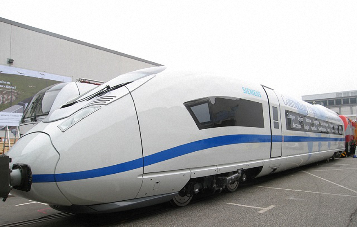 Siemens представила новый высокоскоростной пассажирский поезд