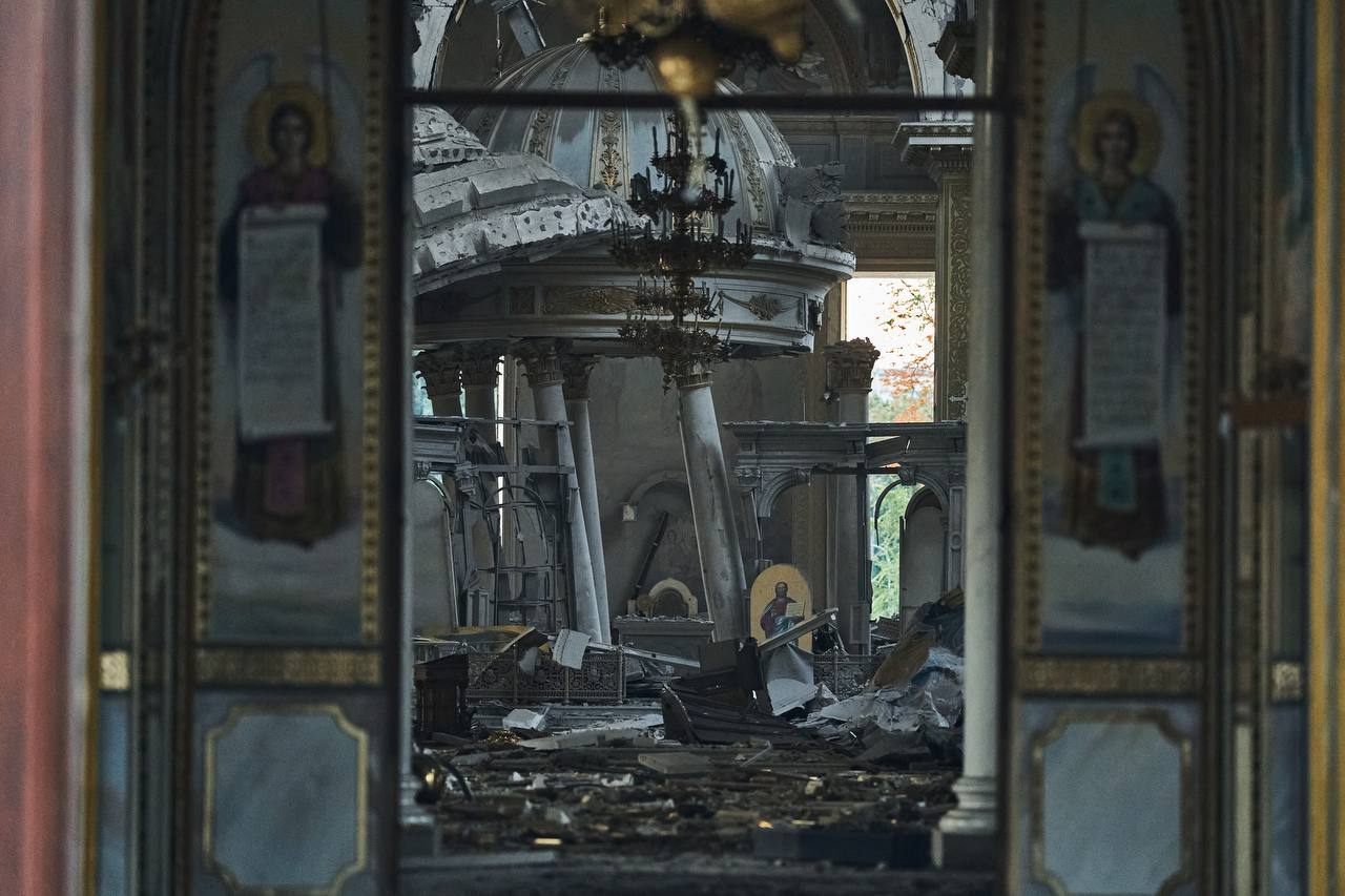 Росія обстріляла центр Одеси і зруйнувала православний собор