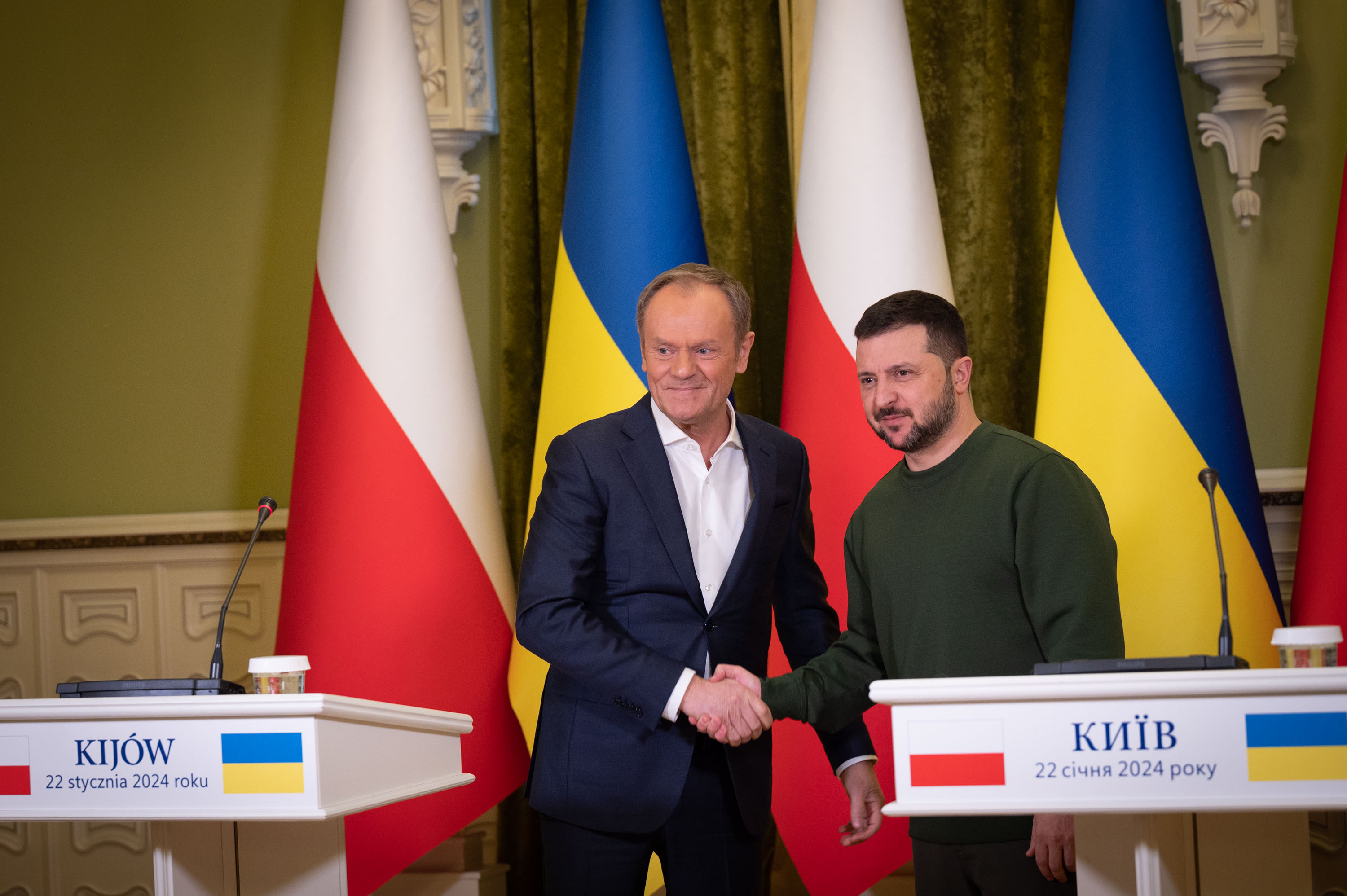 Зеленський зустрився з Туском и повідомив про новий оборонний пакет від Польщі