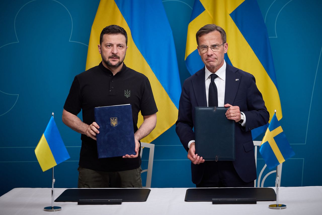 Україна та Швеція уклали довгострокову безпекову угоду