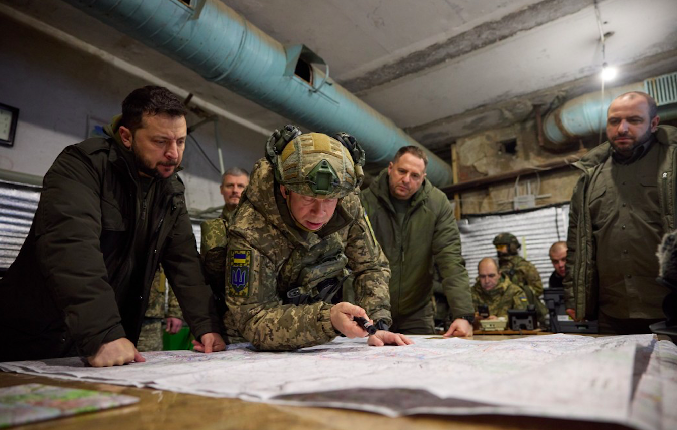 Президент України побував у розташуванні Сил оборони на Харківщині - фото 1