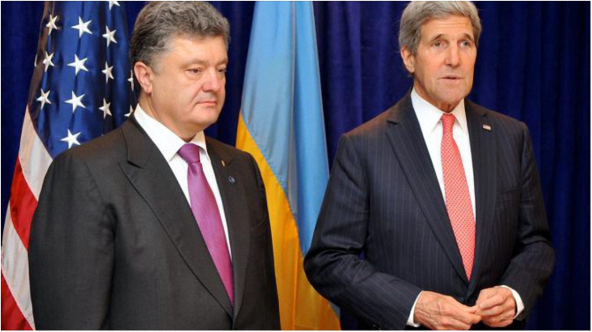 Петр Порошенко и Джон Керри провели успешные переговоры в Киеве. - фото 1