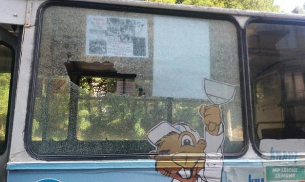 Двое подростков из пневматического пистолета разбили окна троллейбуса - фото 1