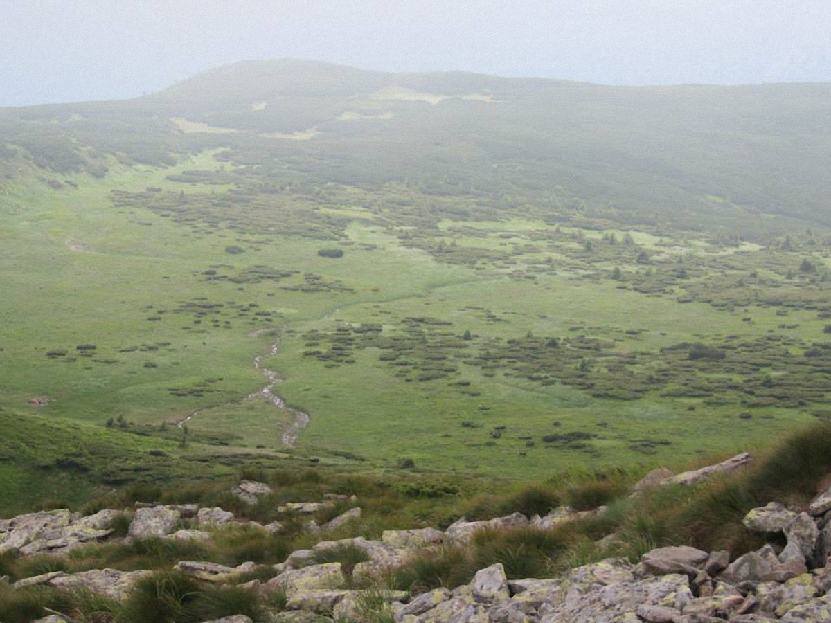 Вид с Говерлы на Закарпатскую область - фото 1