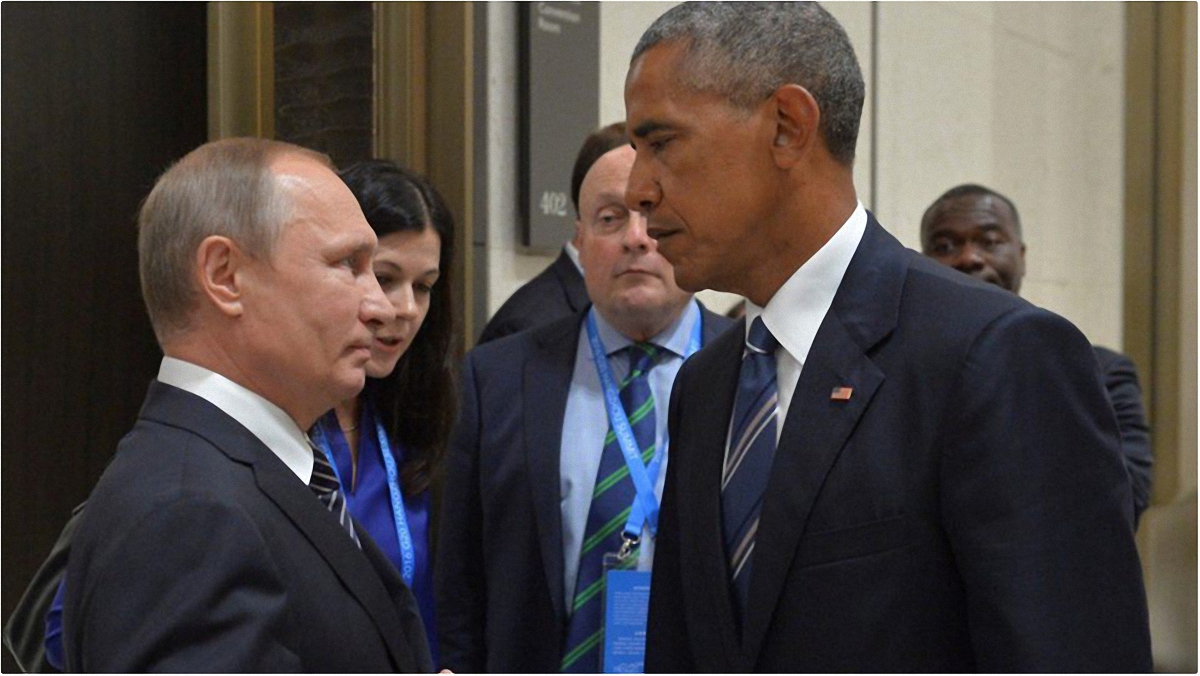 Путин и Обама встретиись  - фото 1