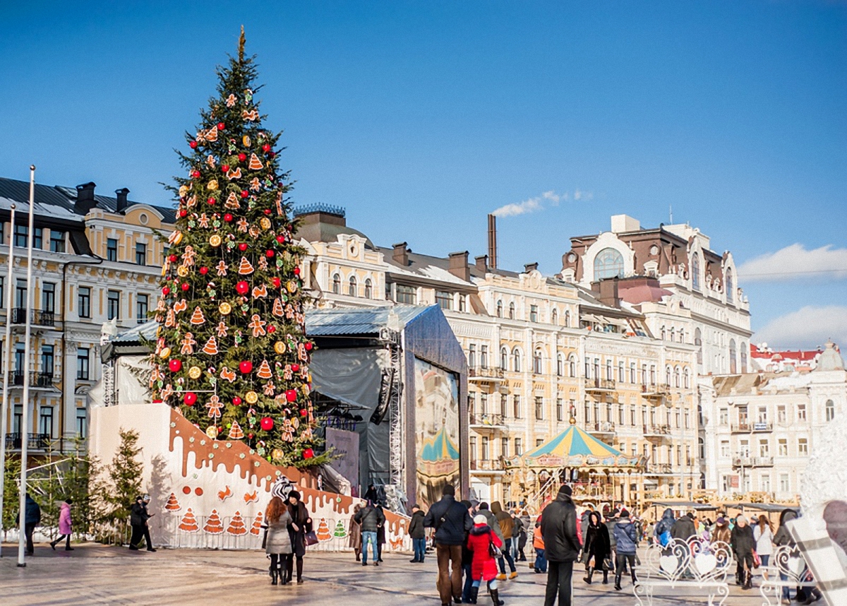 Так новогодняя елк выглядела в прошлом году  - фото 1
