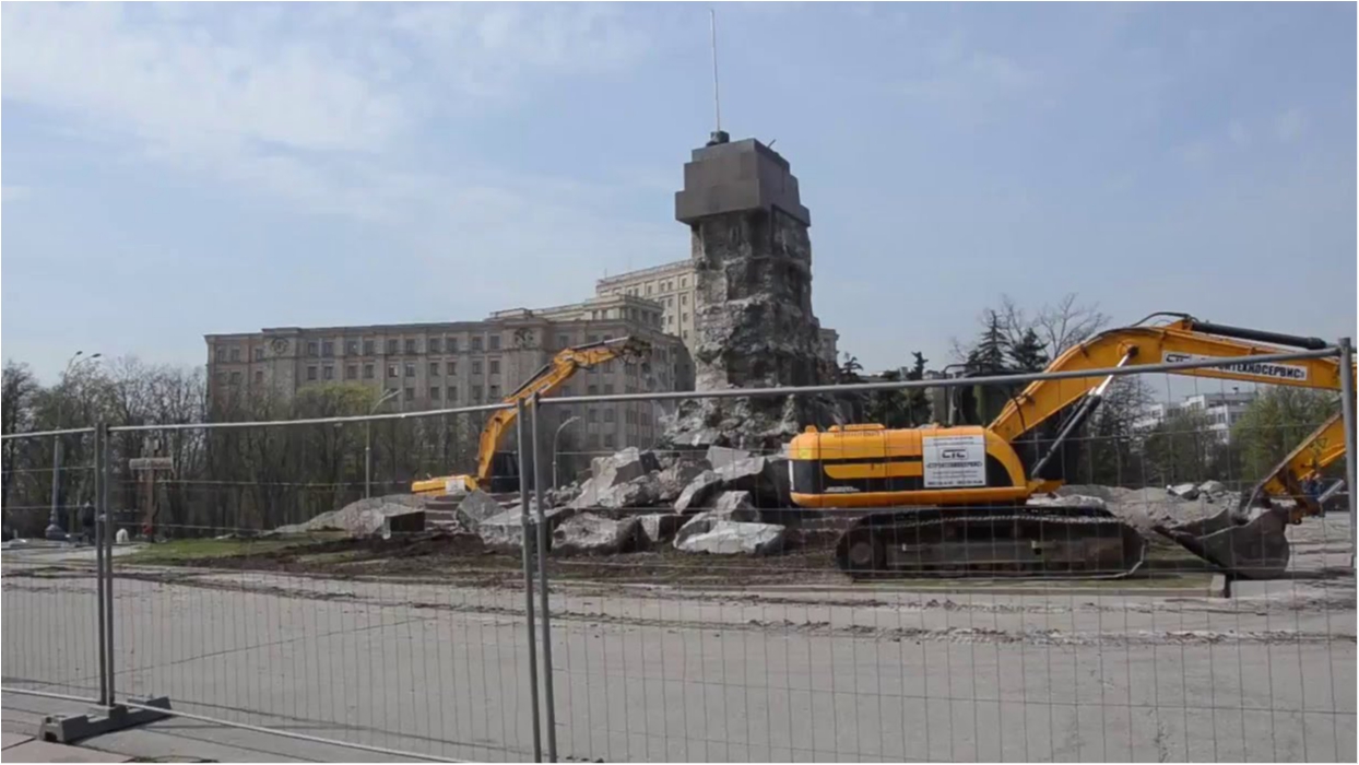 Ленина демонтировали еще в 2014 году - фото 1