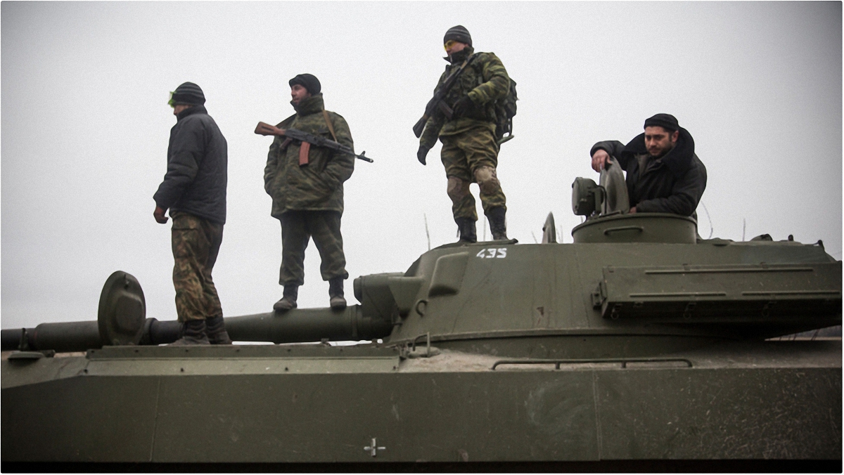 Активная передислокация техники оккупантов на Донбассн - фото 1