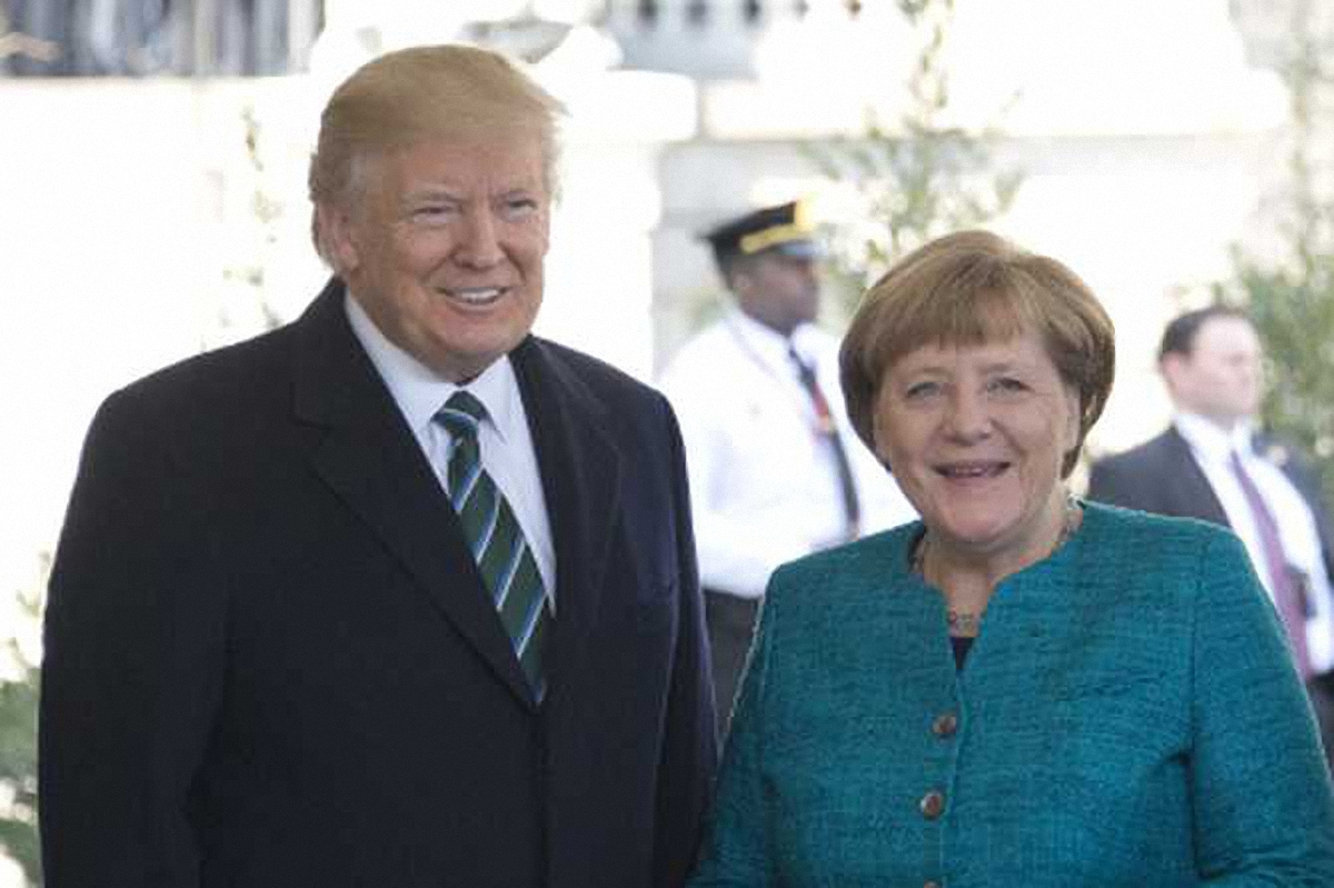Дональд Трамп встретился с канцлером Германии - фото 1