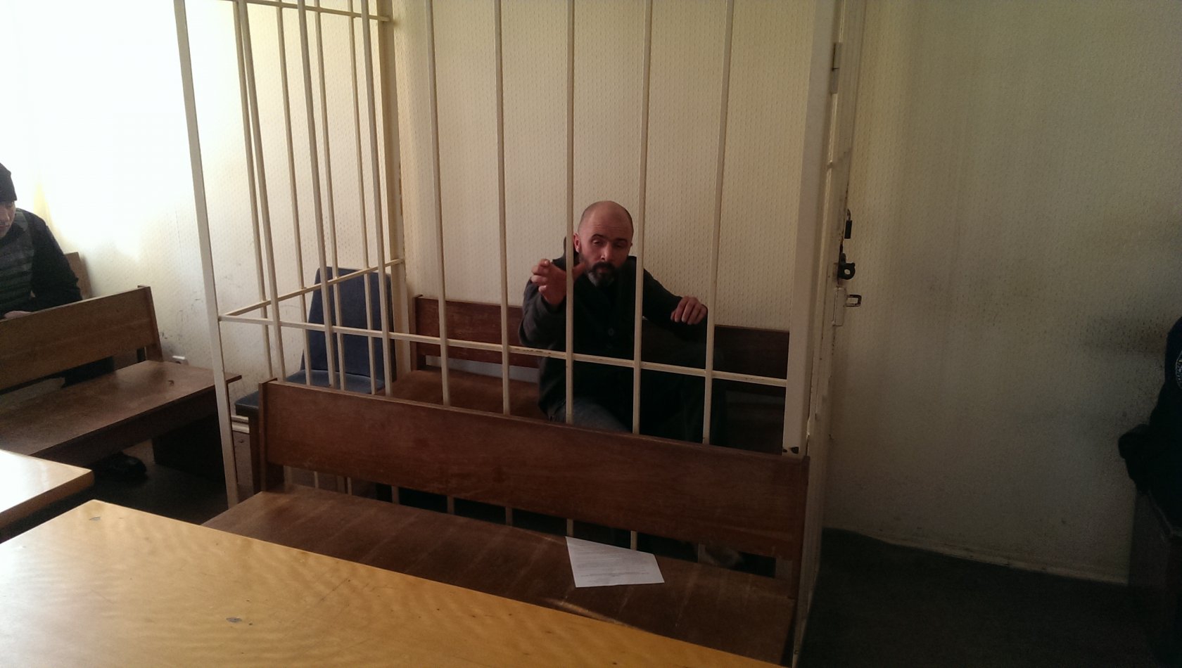 Бывший боец "Правого сектора" Дмитрий Голуб на суде - фото 1