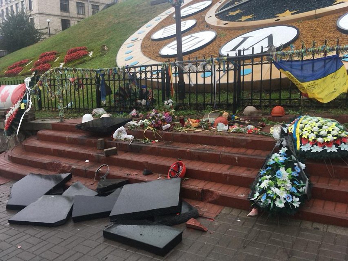 Вандал приехал в Киев, чтобы "остановить войну разрушением мемориала Небесной сотни" - фото 1