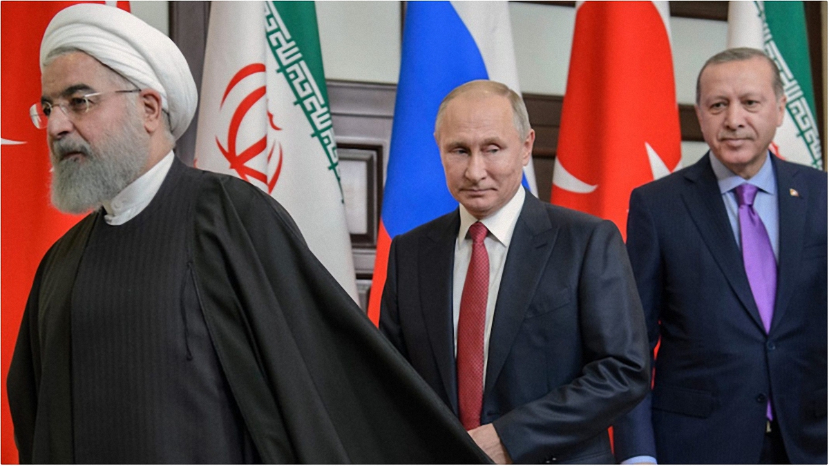 Хасан Роухани, Владимир Путин и Реджеп Эрдоган  - фото 1