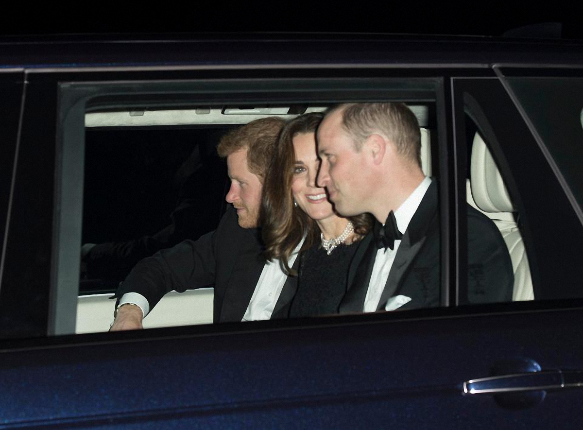  Принц Гарри, принц Уильям и улыбчивая Кейт Миддлтон - фото 1