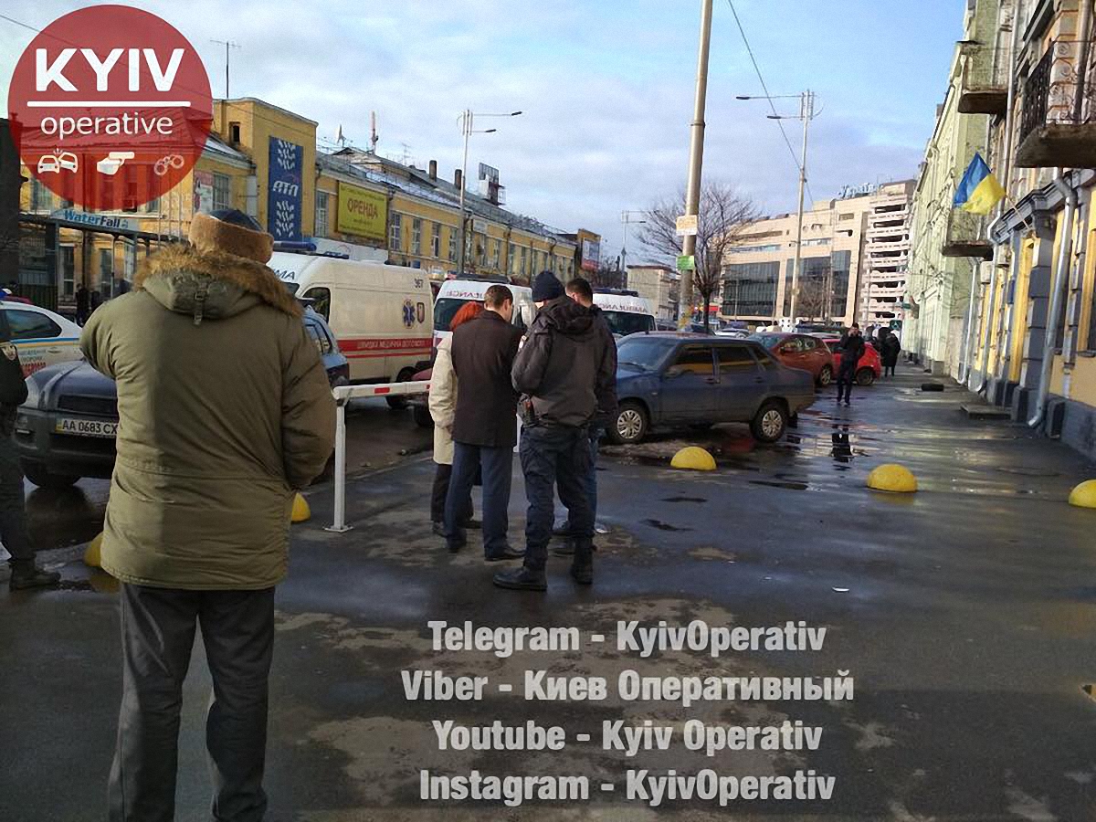 В центре Киева ранили мужчину - фото 1
