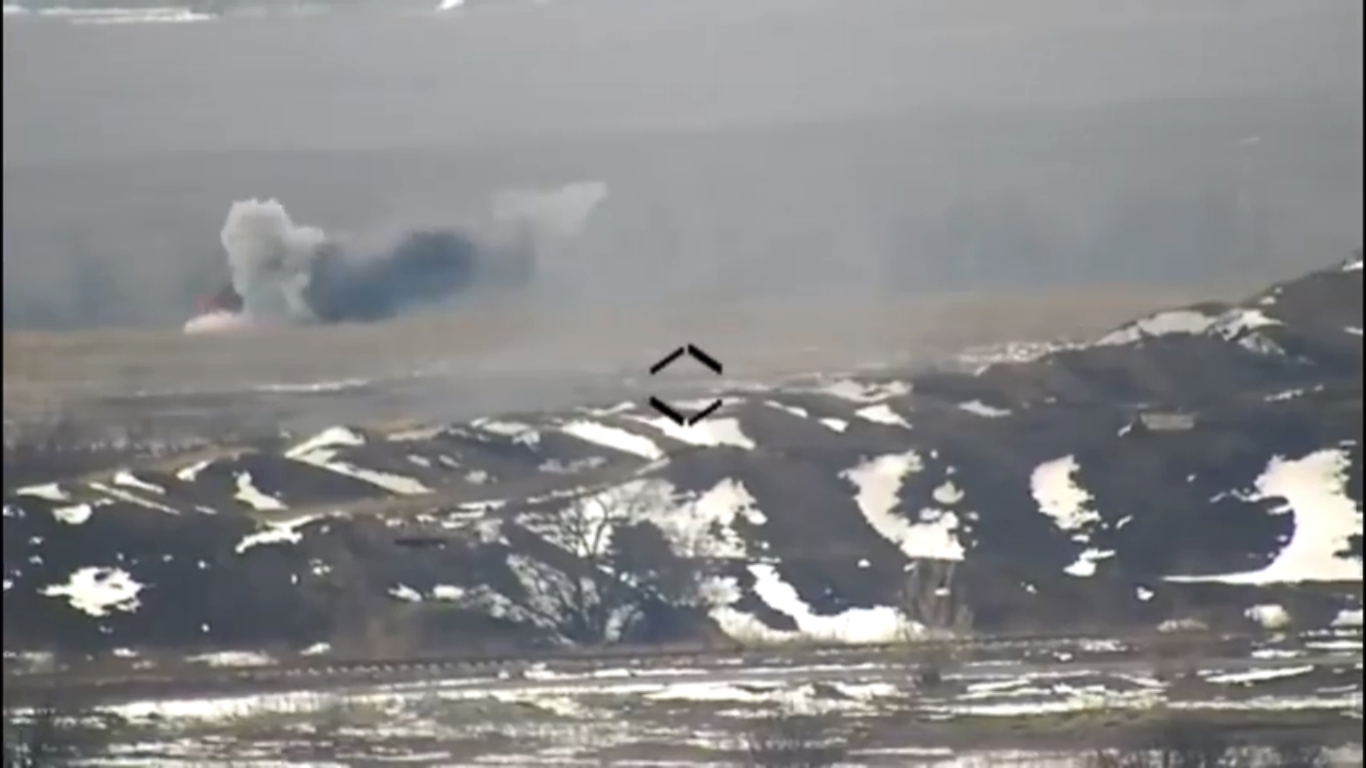 Видео уничтожения БМП боевиков - фото 1