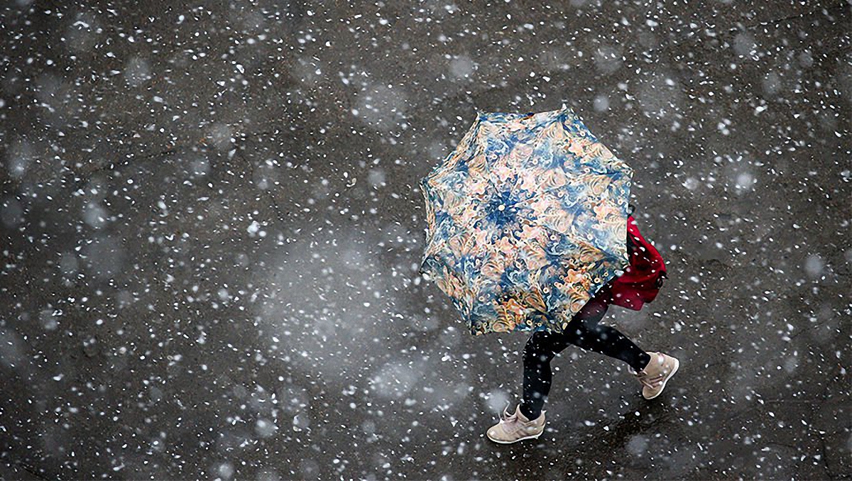 На Украину надвигается снег с дождем - фото 1