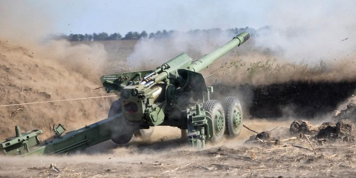 Российские военные били из артиллерийских систем - фото 1