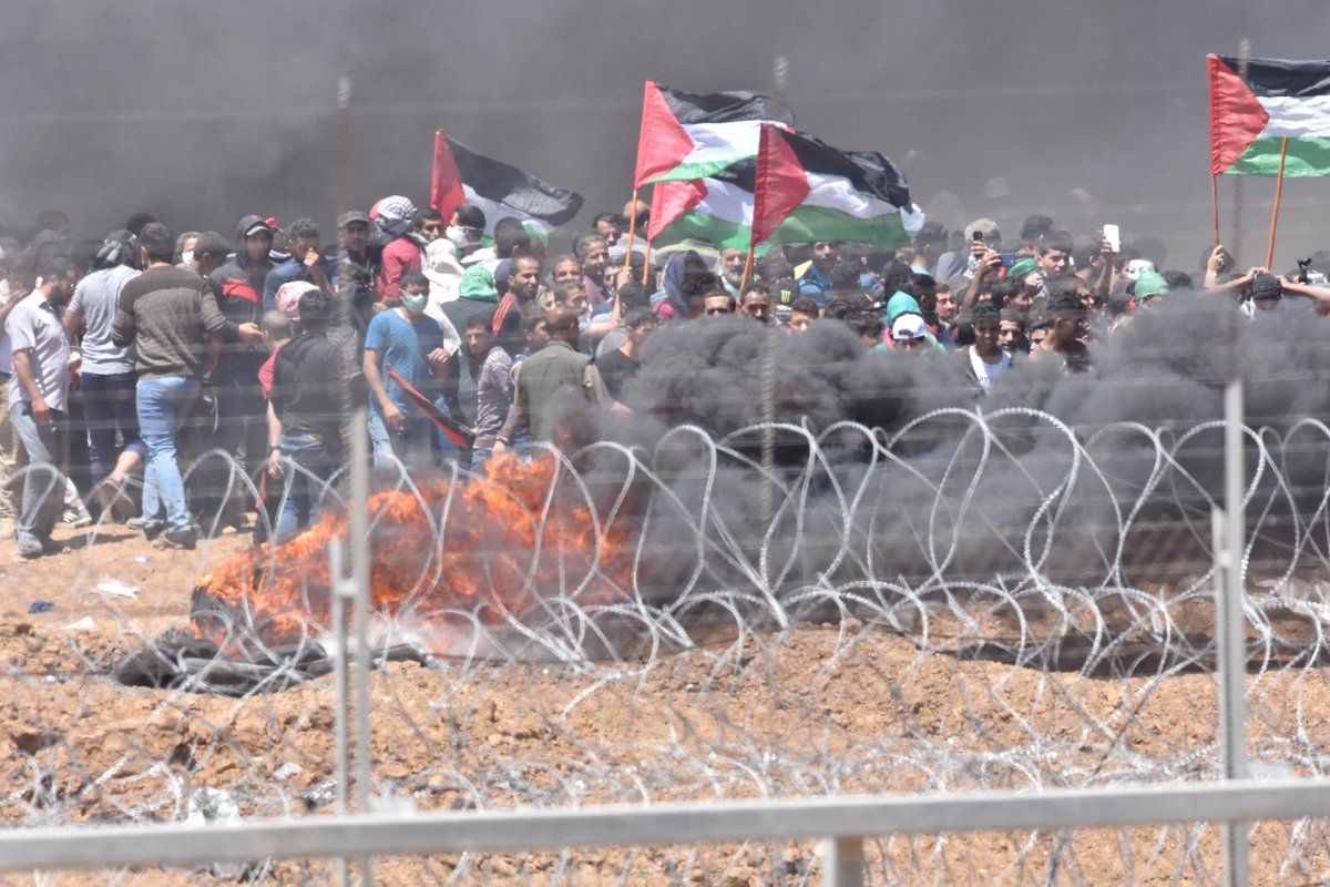 Столкновения в районе сектора Газа - фото 1
