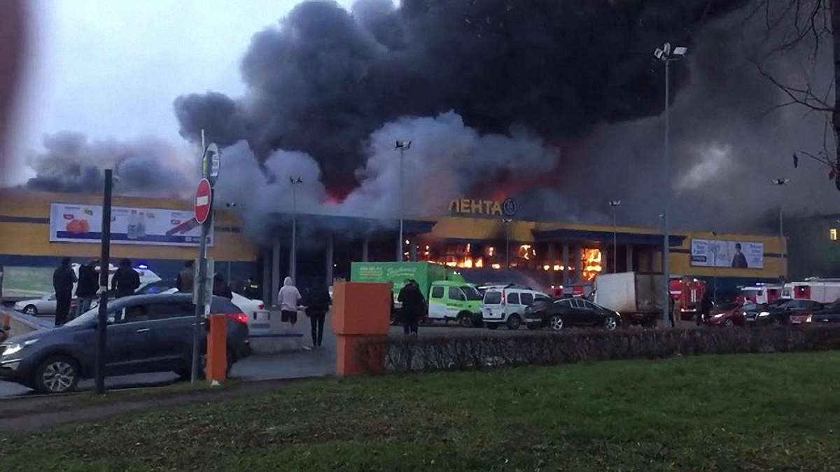 Пожар в Ленте - фото 1