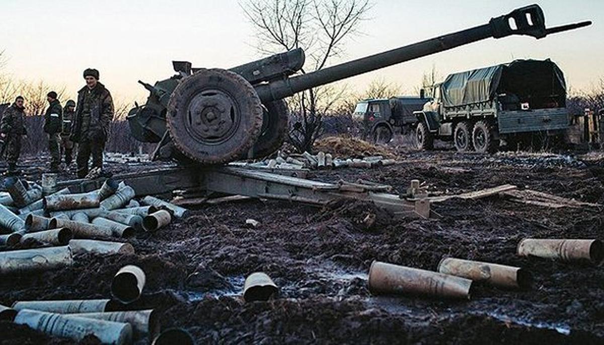 На Донбассе вовсю работает артиллерия - фото 1