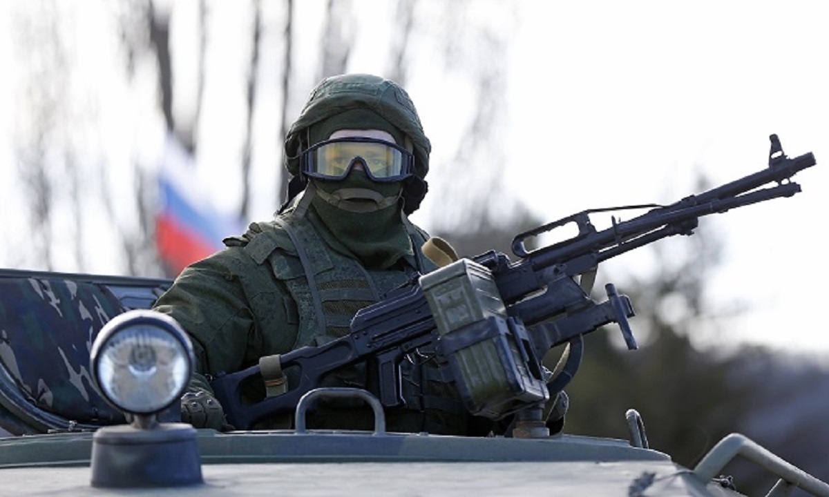 Русские наемники на Донбассе потеряли БМП - фото 1
