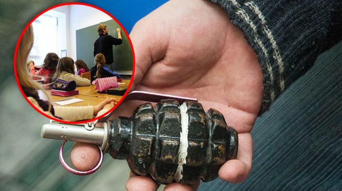 Ученик киевской школы швырнул гранату на пол - фото 1