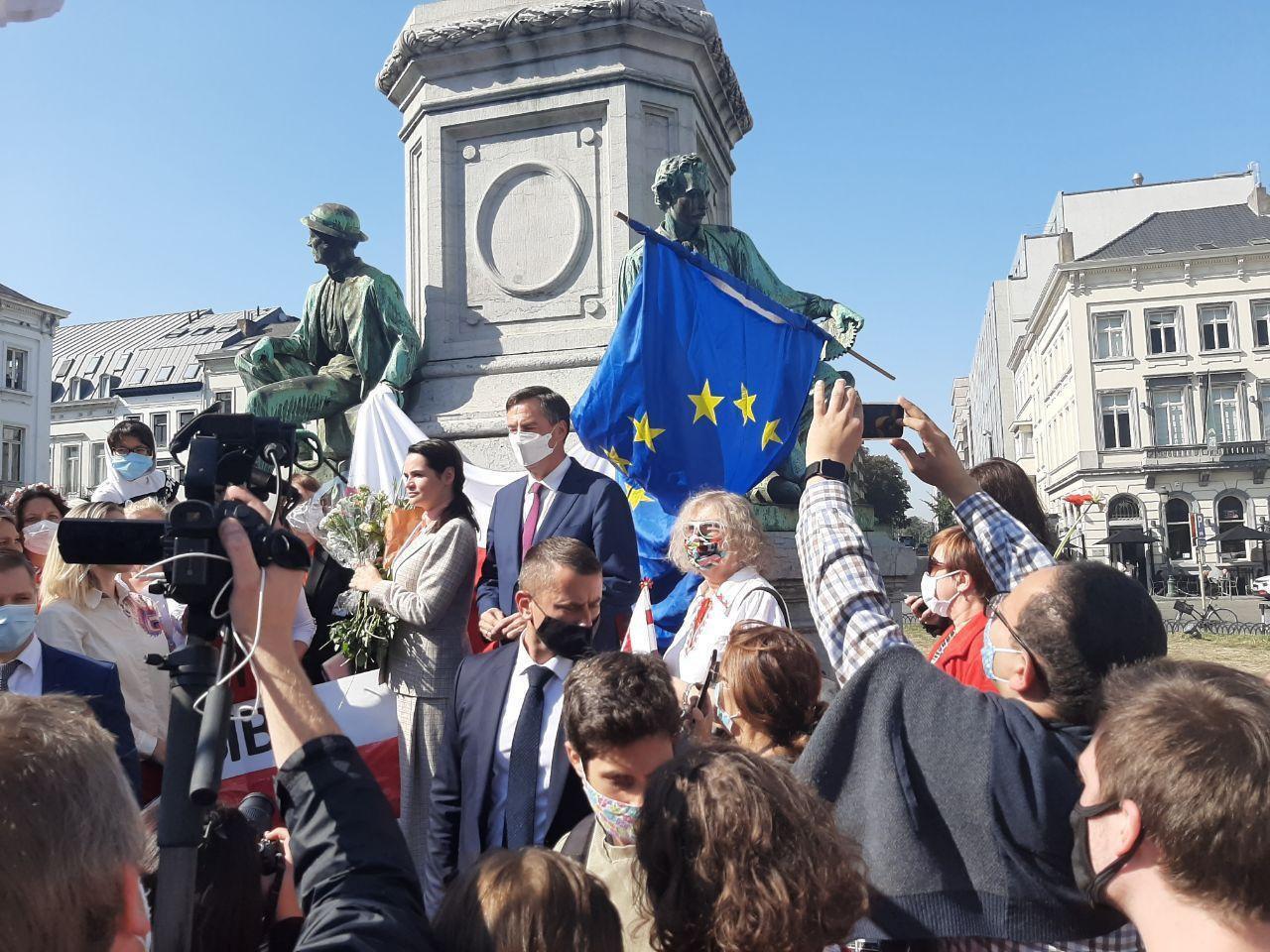 Тихановская в Брюсселе - ЕС озабочен - фото 1