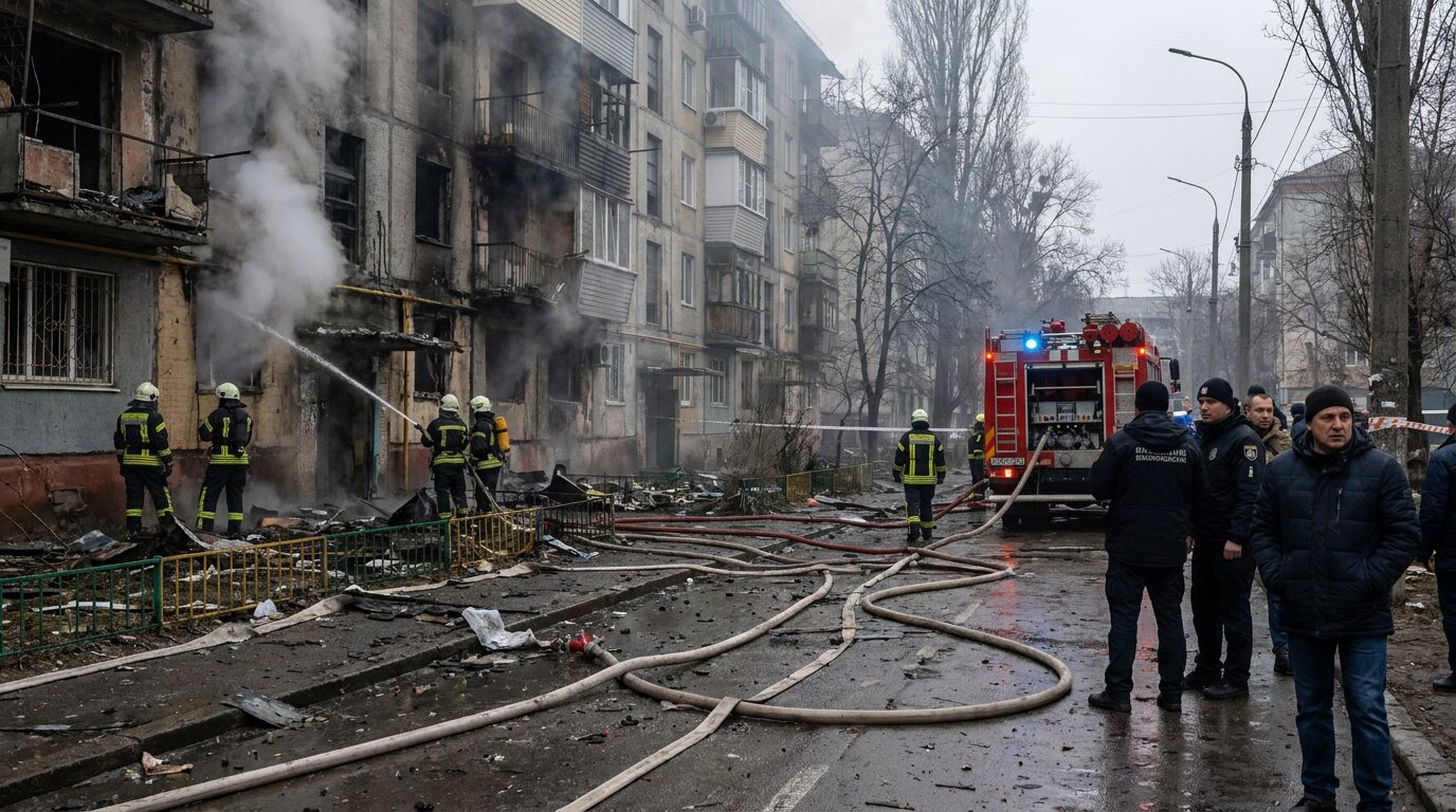 Денний удар по столиці: у Солом'янському районі Києва спалахнула пожежа - фото 1