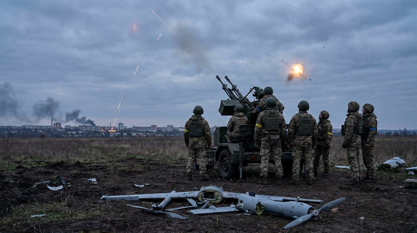 Нічний наліт 165 дронів: українські захисники знешкодили 112 ворожих БпЛА - фото 1