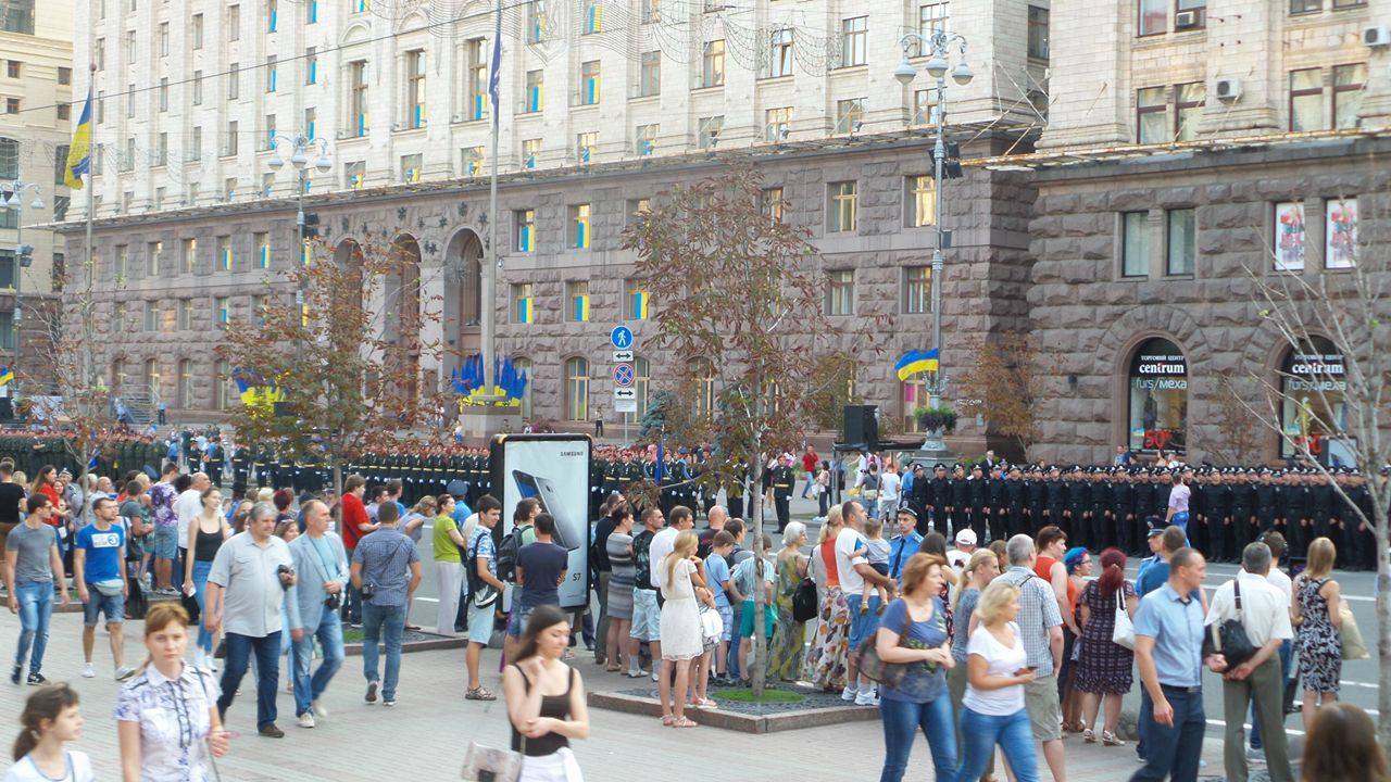 В Киеве проходит финальная репетиция военного парада ко Дню Независимости - 9738 В Киеве проходит финальная репетиция военного парада ко Дню Независимости - фото 9738