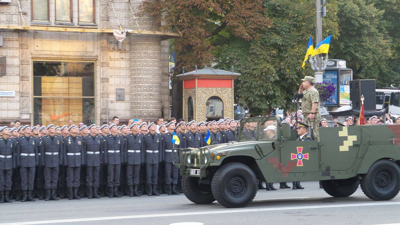 В Киеве проходит финальная репетиция военного парада ко Дню Независимости - 9737 В Киеве проходит финальная репетиция военного парада ко Дню Независимости - фото 9737