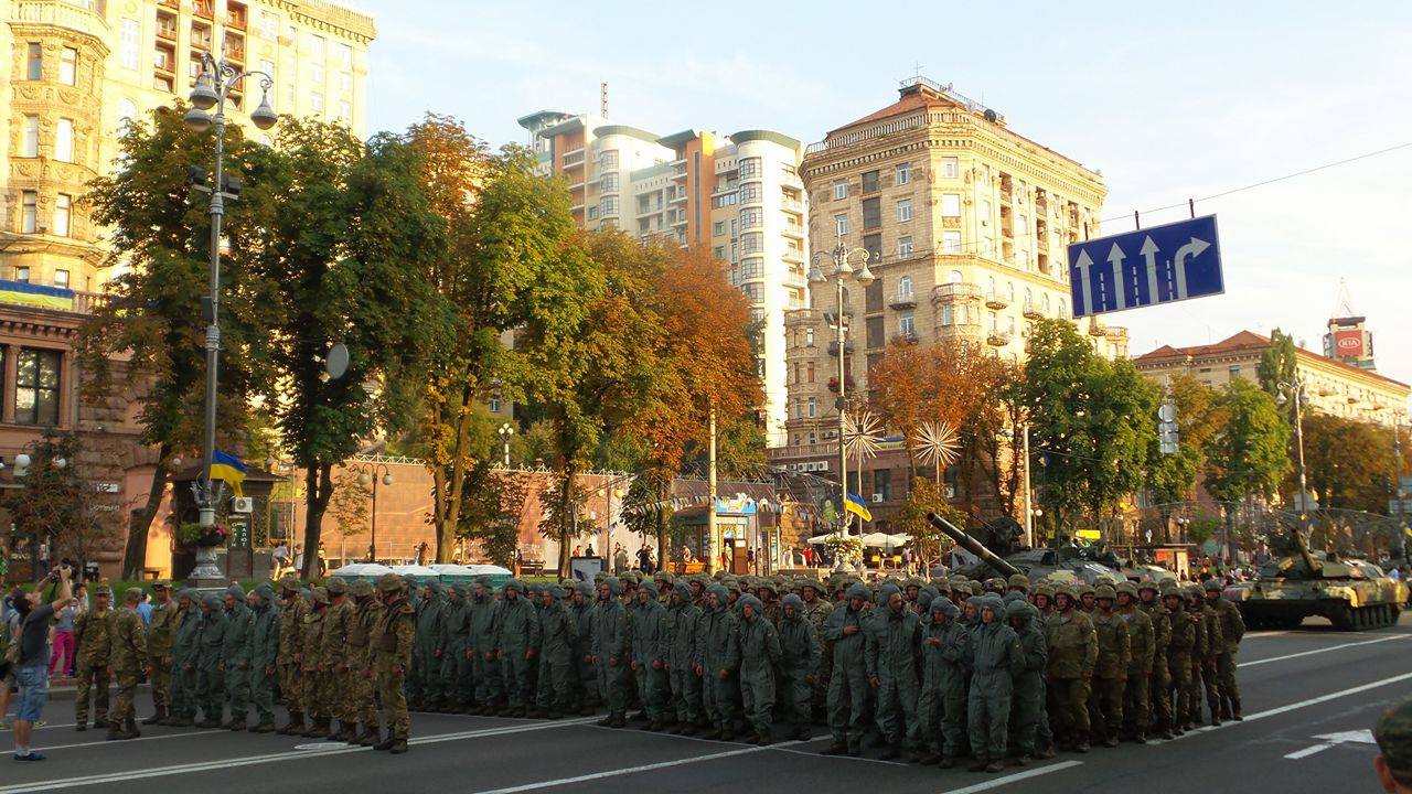 В Киеве проходит финальная репетиция военного парада ко Дню Независимости - 9740 В Киеве проходит финальная репетиция военного парада ко Дню Независимости - фото 9740