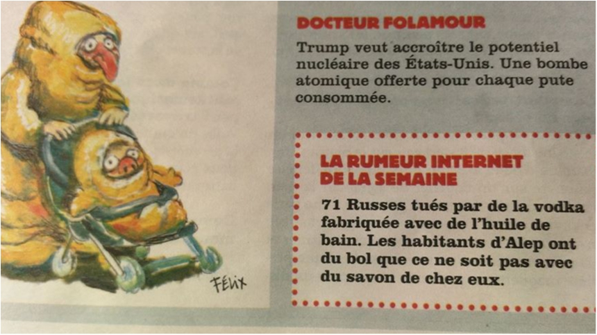 Charlie Hebdo пошутили над катастрофой российского Ту-154 - 28213 Charlie Hebdo пошутили над катастрофой российского Ту-154 - фото 28213