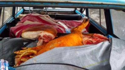 Пограничники не пустили на Донбасс 500 кг контрабандного мяса - 35838 Пограничники не пустили на Донбасс 500 кг контрабандного мяса - фото 35838