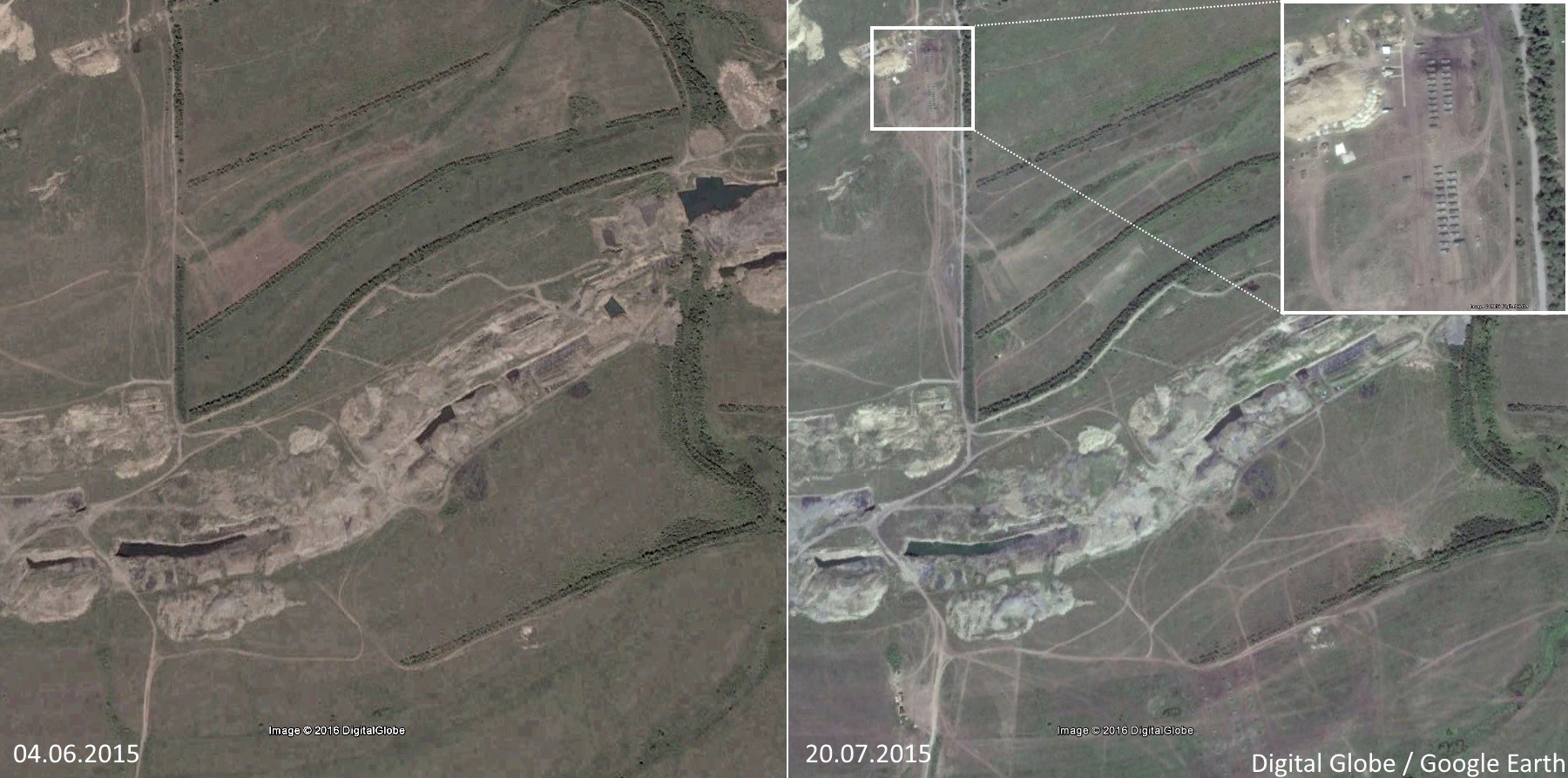 Bellingcat обнаружили базу с танками "ЛНР" в зоне отвода вооружения - 38792 Bellingcat обнаружили базу с танками "ЛНР" в зоне отвода вооружения - фото 38792
