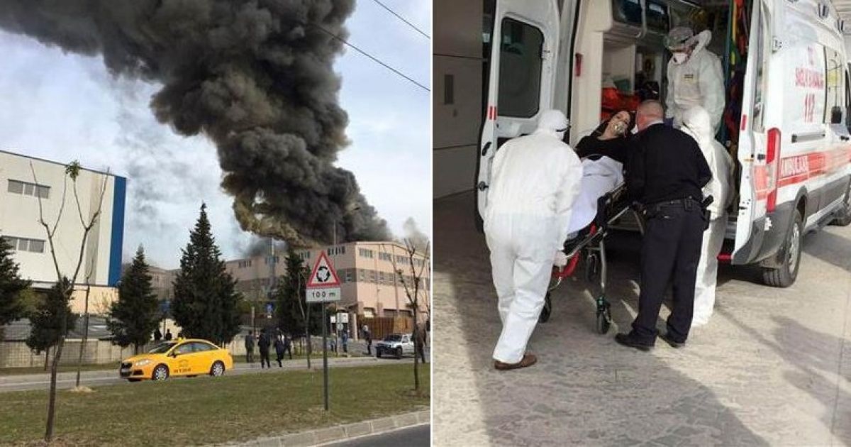 Мощный взрыв. На турецкой текстильной фабрике произошла утечка ядовитых веществ - 42163 Мощный взрыв. На турецкой текстильной фабрике произошла утечка ядовитых веществ - фото 42163