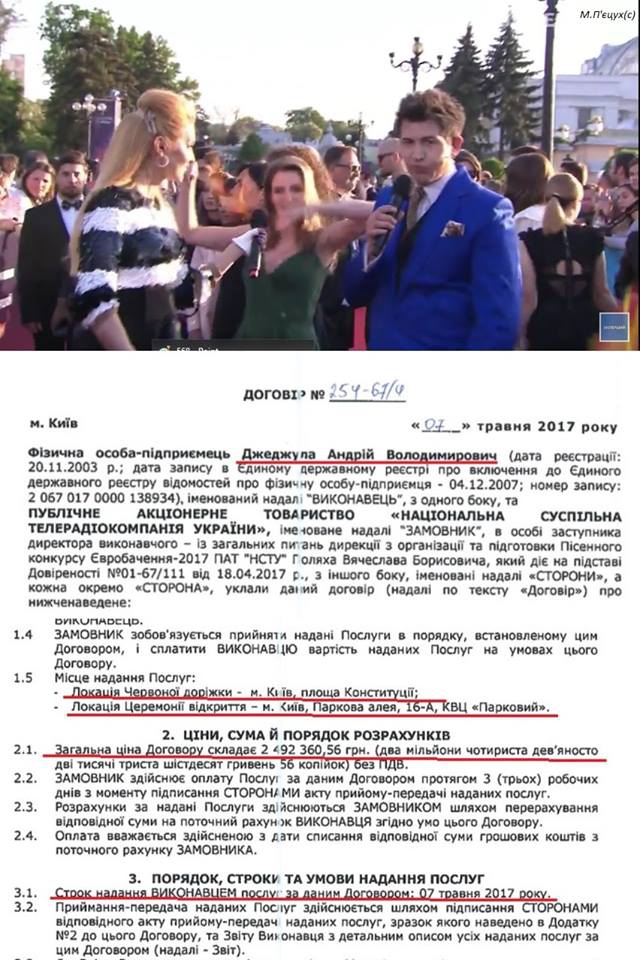 Один из ведущих Евровидения организовал "красную дорожку" за 2,5 млн гривен - 45573 Один из ведущих Евровидения организовал "красную дорожку" за 2,5 млн гривен - фото 45573