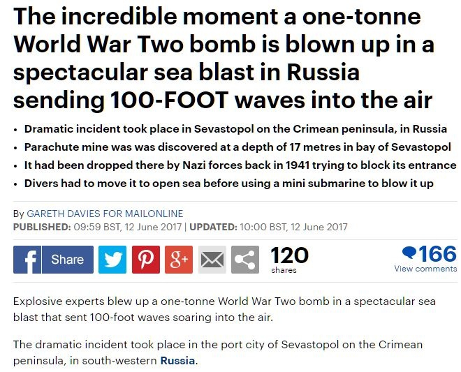 Британский Daily Mail опубликовал новость о "российском Крыме" - 51202 Британский Daily Mail опубликовал новость о "российском Крыме" - фото 51202