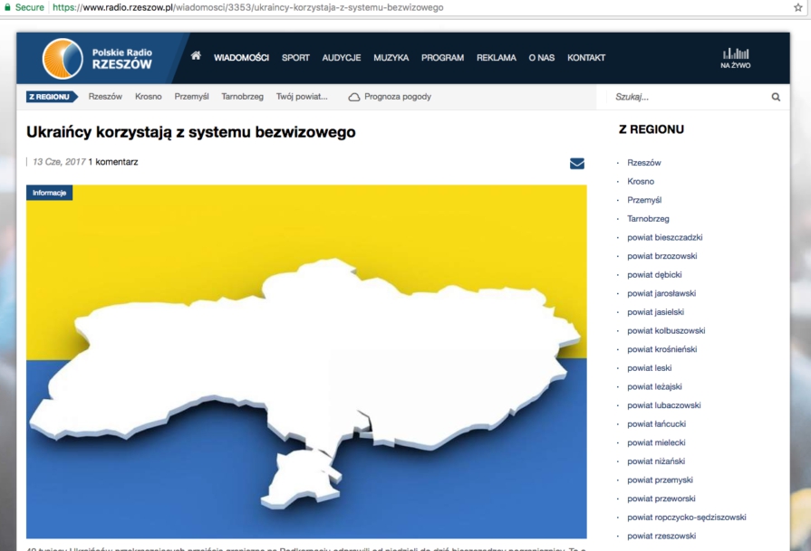 Неожиданный поворот: в Польше опубликовали карту Украины без Крыма - 51387 Неожиданный поворот: в Польше опубликовали карту Украины без Крыма - фото 51387