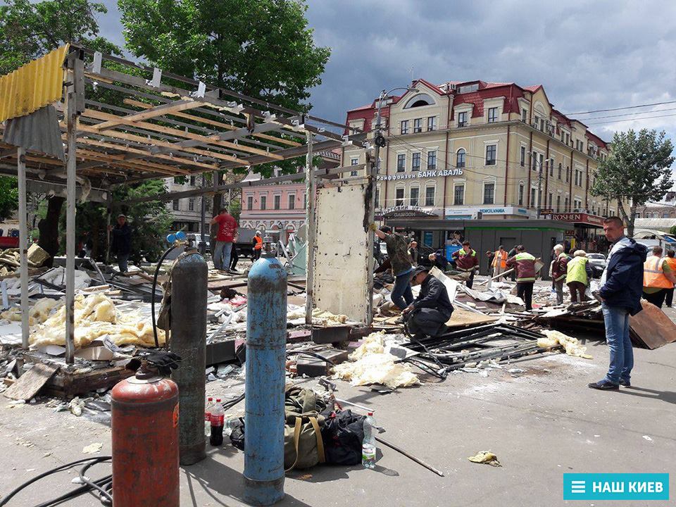 В Киеве Контрактовую площадь очистили от МАФов (фото) - 51788 В Киеве Контрактовую площадь очистили от МАФов (фото) - фото 51788