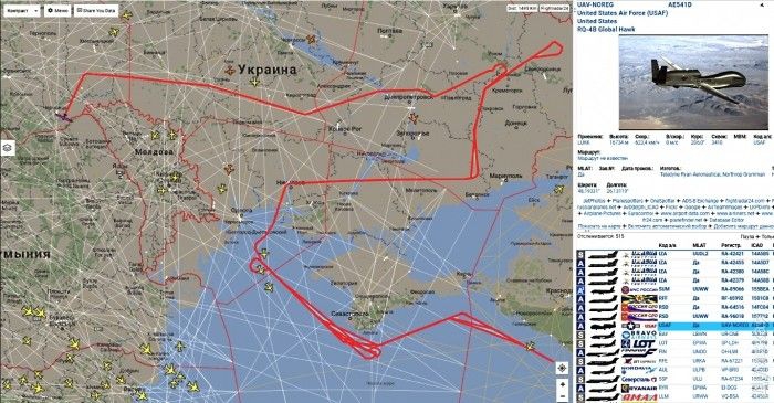Карта полета разведчика США - 58401 Карта полета разведчика США - фото 58401