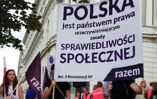 Акция протеста в столице Польши - 58226 Акция протеста в столице Польши - фото 58226