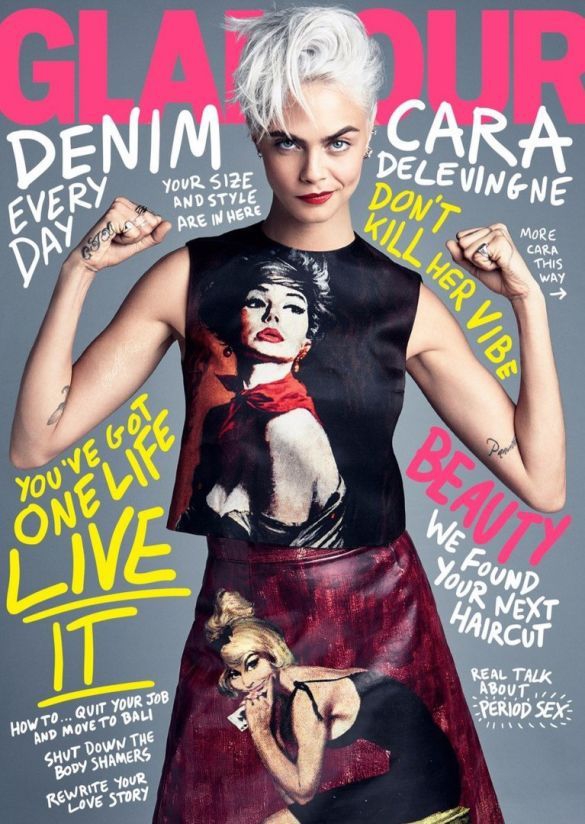 Футуристический образ Кары Делевинь для Glamour - 55264 Футуристический образ Кары Делевинь для Glamour - фото 55264