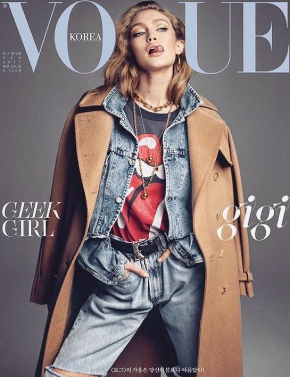 Белла Хадид показала грудь и стройные ноги на обложке Vogue - 68482 Белла Хадид показала грудь и стройные ноги на обложке Vogue - фото 68482
