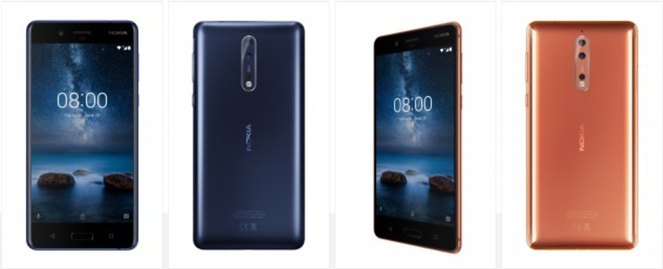 Nokia 8 официально выходит в продажу с 6 сентября по €600 - 67229 Nokia 8 официально выходит в продажу с 6 сентября по €600 - фото 67229