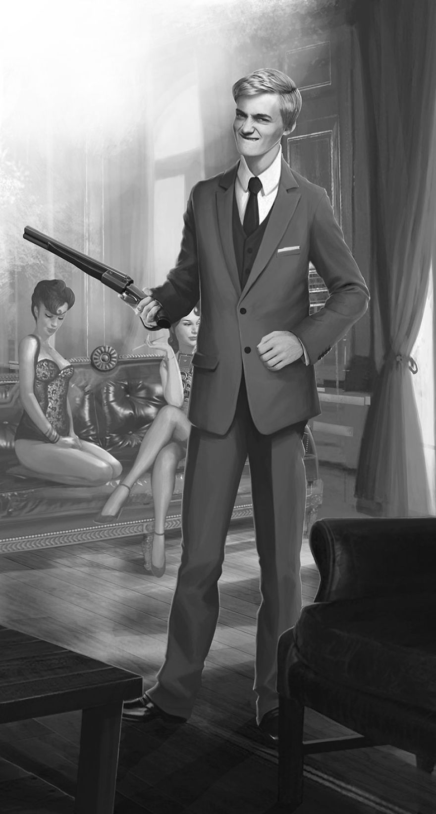 Игра престолов: Джофри Баратеон в стиле мира гангстеров - 72700 Игра престолов: Джофри Баратеон в стиле мира гангстеров - фото 72700